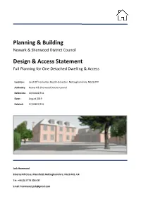 Full Planning for One Detached Dwelling & Access