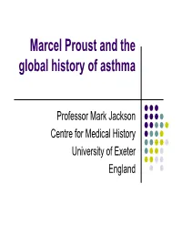 Marcel Proust and the Global History of Asthma