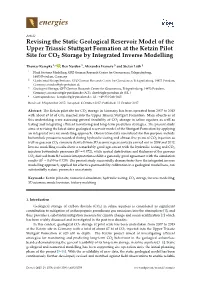 Revising the Static Geological Reservoir Model of the Upper Triassic Stuttgart Formation at the Ketzin Pilot Site for CO2 Storage by Integrated Inverse Modelling