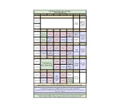 2019 ISSP Schedule