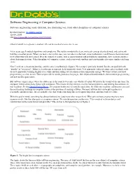 Dr. Dobb's | Software Engineering ≠ Computer Science | June 4, 2009