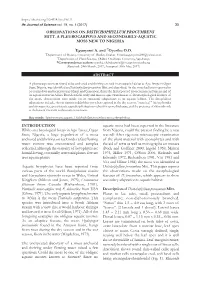 Egunyomi and Oyesiku: Observations on Distichophyllum Procumbens Occurring Scanty Only at the Base of the Stem
