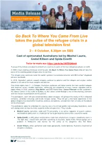 Go Back to Where You Came from Live Takes the Pulse of the Refugee Crisis in a Global Television First