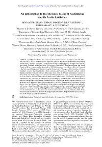 An Introduction to the Mesozoic Biotas of Scandinavia and Its Arctic Territories