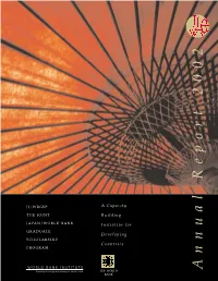Annual Report 2002 Table of Contents