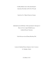 Autonomy, Paternalism and the Harm Principle Cody Kent, BA