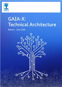 GAIA-X: Technical Architecture Release – June, 2020 Imprint
