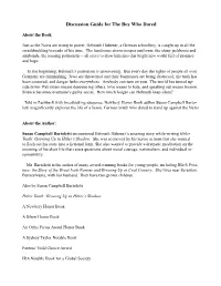 Discussion Guide for the Boy Who Dared