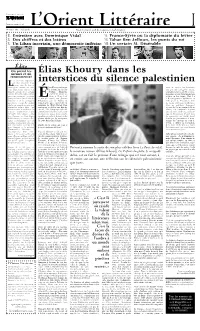 L'orient Littéraire N°141