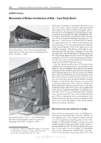 Monuments of Modern Architecture at Risk – Case Study Berlin 1