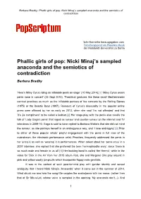 Nicki Minaj's Sampled Anaconda and the Semiotics of Contradiction