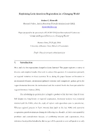 Acbianculli Explaining Latin American Regionalism in A