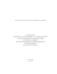 Algorithms for Biological Network Alignment A