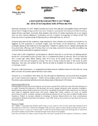 TEMPOREL a New Work by Lemieux Pilon & Les 7 Doigts Jan