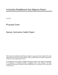 47320-001: Involuntary Resettlement Due Diligence Report