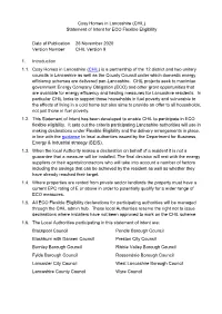 (Chil) Statement of Intent for ECO Flexible Eligibility Date Of
