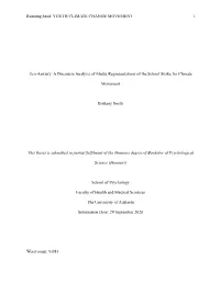 Eco-Anxiety: a Discourse Analysis of Media Representations of the School Strike for Climate