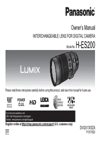 Interchangeable Lens for Digital Camera