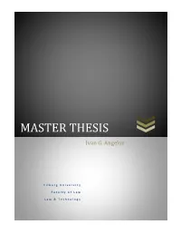 MASTER THESIS Ivan G