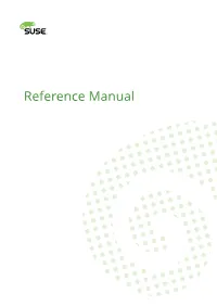 Reference Manual Reference Manual