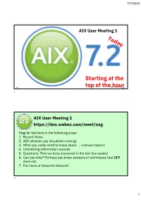 Starting at the Top of the Hour V2 © IBM Corporation, 2020 1
