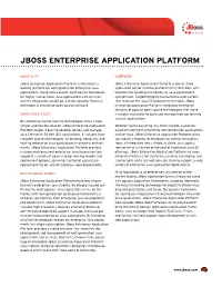 Jboss Enterprise Application Platform