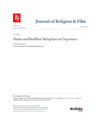 Shinto and Buddhist Metaphors in Departures Yoshiko Okuyama University of Hawaii at Hilo, Yokuyama@Hawaii.Edu
