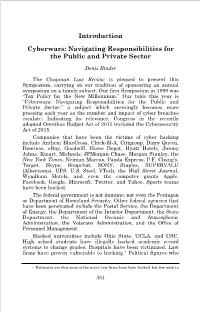 The Chapman Law Review Is Published Biannually by Its Student