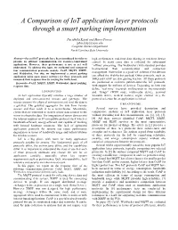 A Comparison of Iot Application Layer Protocols Through a Smart Parking Implementation