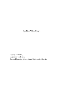 Teaching Methodology