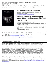 Visual Communication Quarterly Remixing, Reposting, And