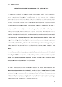 Ines L. Mubgar-Spencer 1 to What Extent Did the NMA Change The