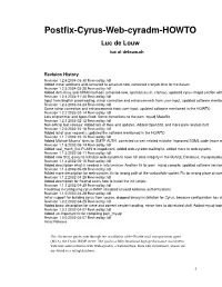 Postfix-Cyrus-Web-Cyradm-HOWTO