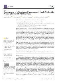 Snps) Microarray