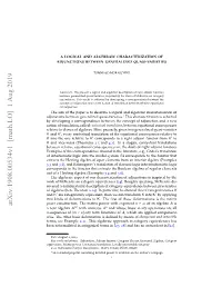 A Logical and Algebraic Characterization of Adjunctions Between Generalized Quasi-Varieties