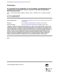 A Primer for the GSA Columbia River Basalt Group Field Trips