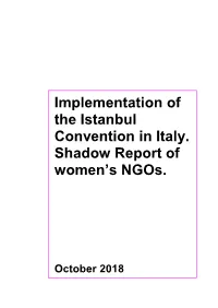 Implementation of the Istanbul Convention in Italy. Shadow Report