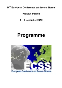 Meeting Programme