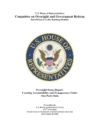 My Administration Is Committed to Creating an Unprecedented Level of Openness in Government