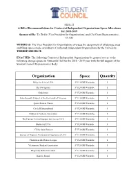 Organization Space Quantity