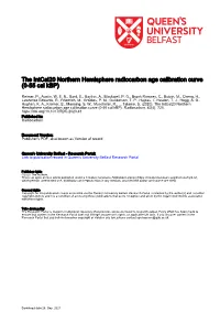 The Intcal20 Northern Hemisphere Radiocarbon Age Calibration Curve (0-55 Cal Kbp)