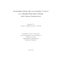 Maximizing Expected Logarithmic Utility in a Regime-Switching Model with Inside Information