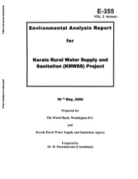 Environmental Analysis Report for Kerala