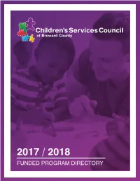 Funded Program Directory