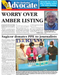 Sagicor Donates PPE to Journalists