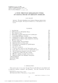 A Tour Through Mirzakhani's Work on Moduli Spaces of Riemann Surfaces