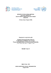 Establishment of a Number of Subregional Rcofs, As Agreed by the RA II at Its Fourteenth Session Last December