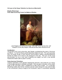Pat Lyon at the Forge: Portrait of an American Blacksmith