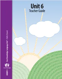 Teacher Guide Skills Strand Skills