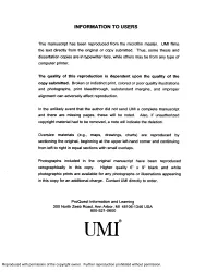 Information to Users